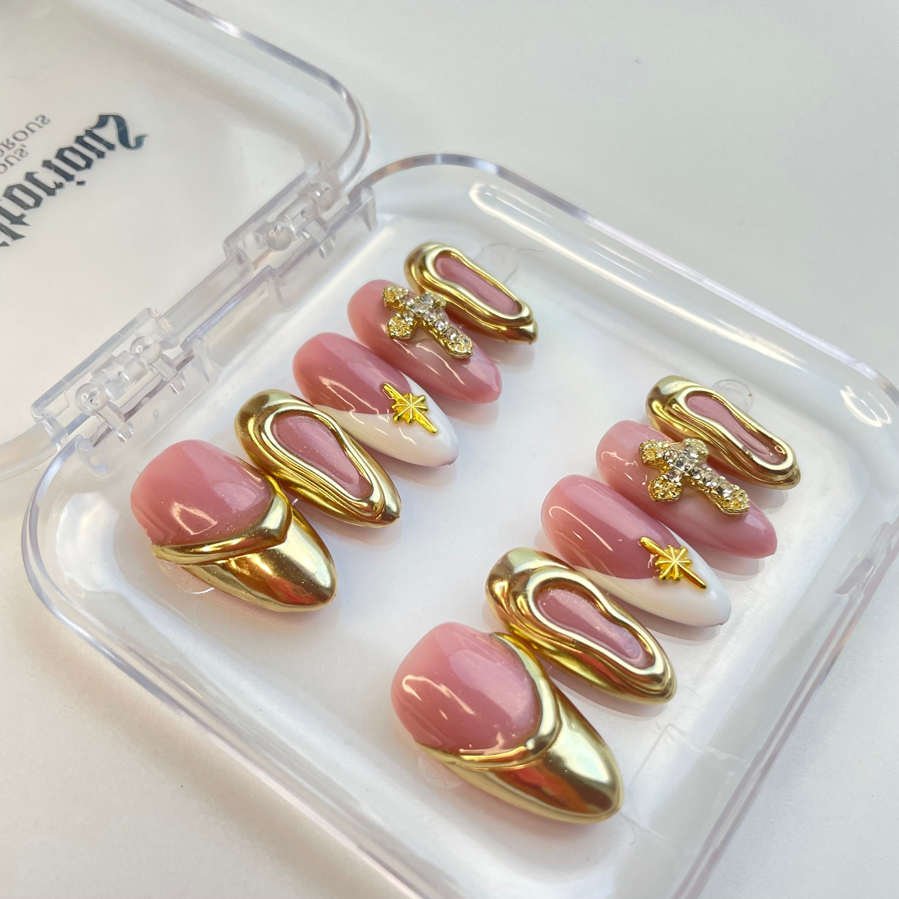 Blush Gold Cross